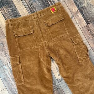 Men's EMPYRE corduroy skate pants in Tan size 36